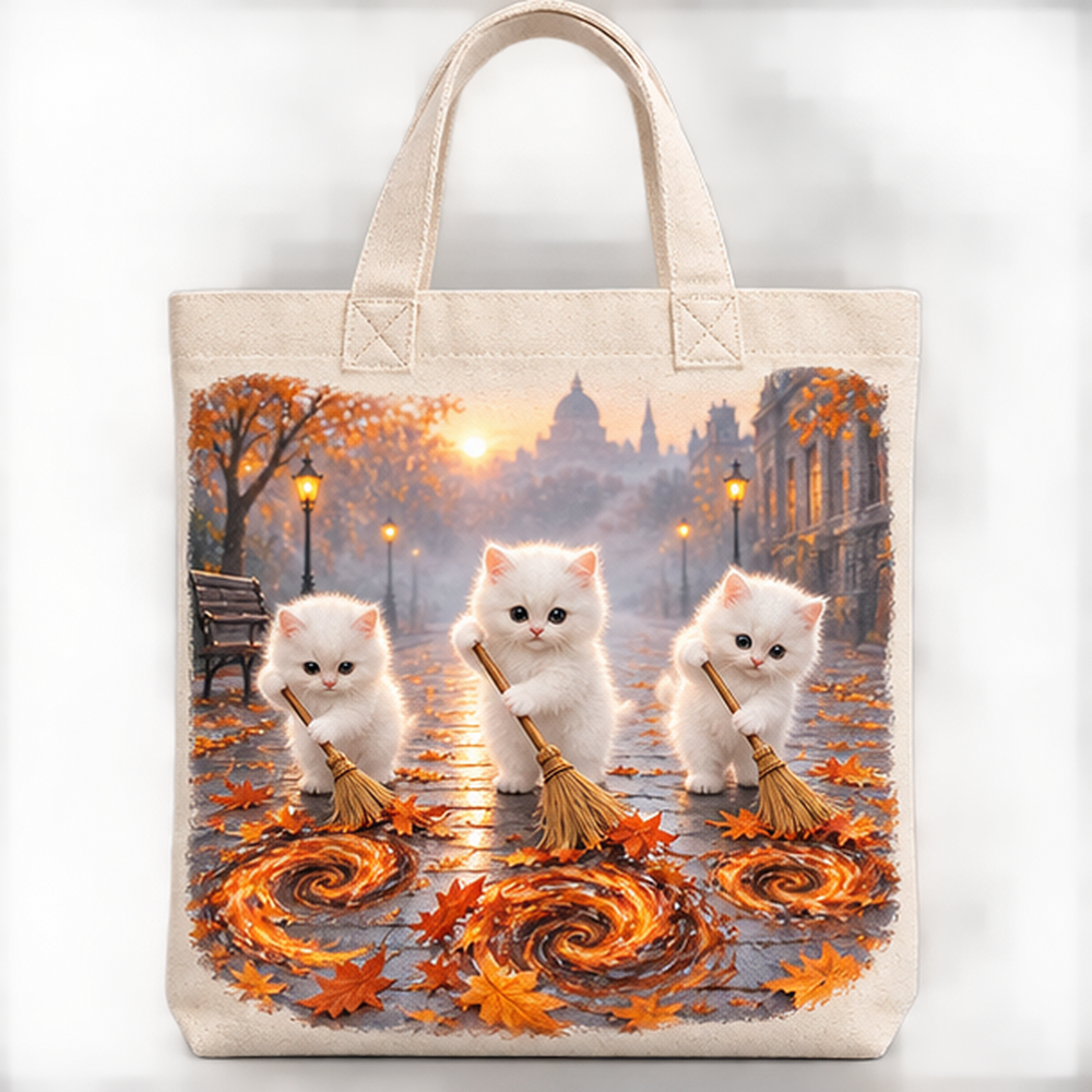 Dawn Sweep Spiral — Canvas Tote — front view