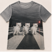 Crosswalk Quick Stop — AOP T-Shirt — front view