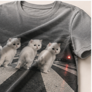 Crosswalk Quick Stop — AOP T-Shirt — print detail