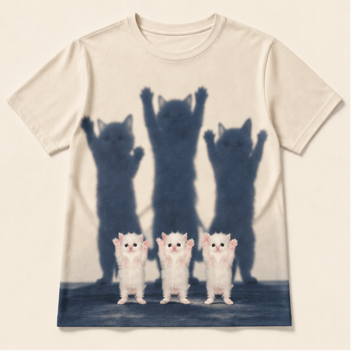 Shadows Move First — AOP T-Shirt — front view