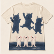 Shadows Move First — AOP T-Shirt — true back or opposite-side view