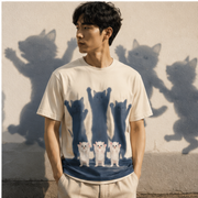 Shadows Move First — AOP T-Shirt — lifestyle view