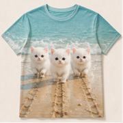 Flipper Landing — AOP T-Shirt — front view