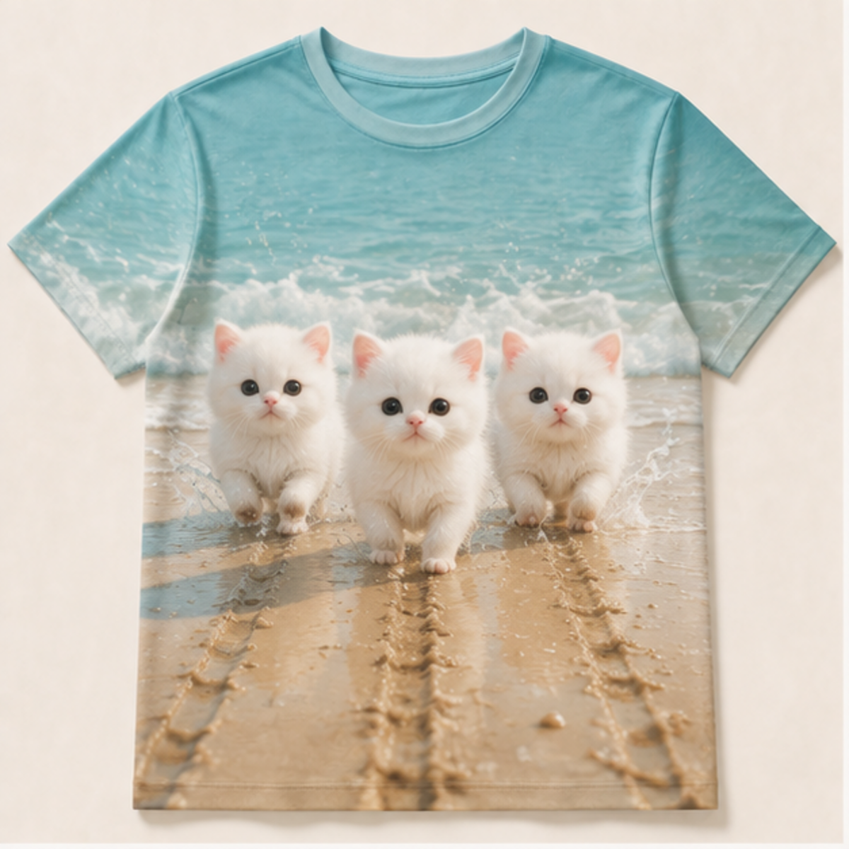 Flipper Landing — AOP T-Shirt — front view