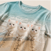 Flipper Landing — AOP T-Shirt — print detail