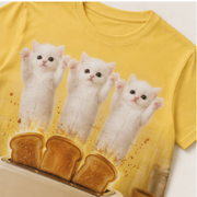 Toast Launch — AOP T-Shirt — print detail