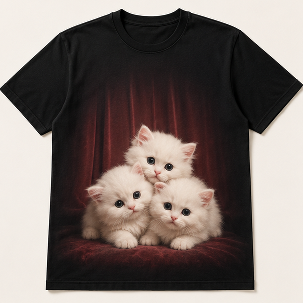 Three-Take Photo Booth — AOP T-Shirt — front view