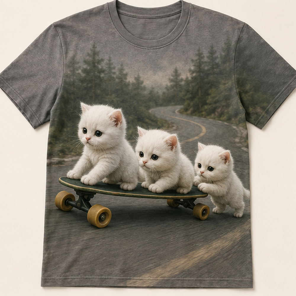 Longboard Relay — AOP T-Shirt — front view
