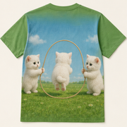 Jump-Rope Sync — AOP T-Shirt — true back or opposite-side view