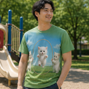 Jump-Rope Sync — AOP T-Shirt — adult lifestyle view