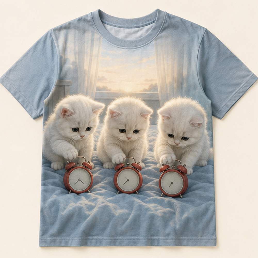 Three Alarm Shutdown — AOP T-Shirt — front view
