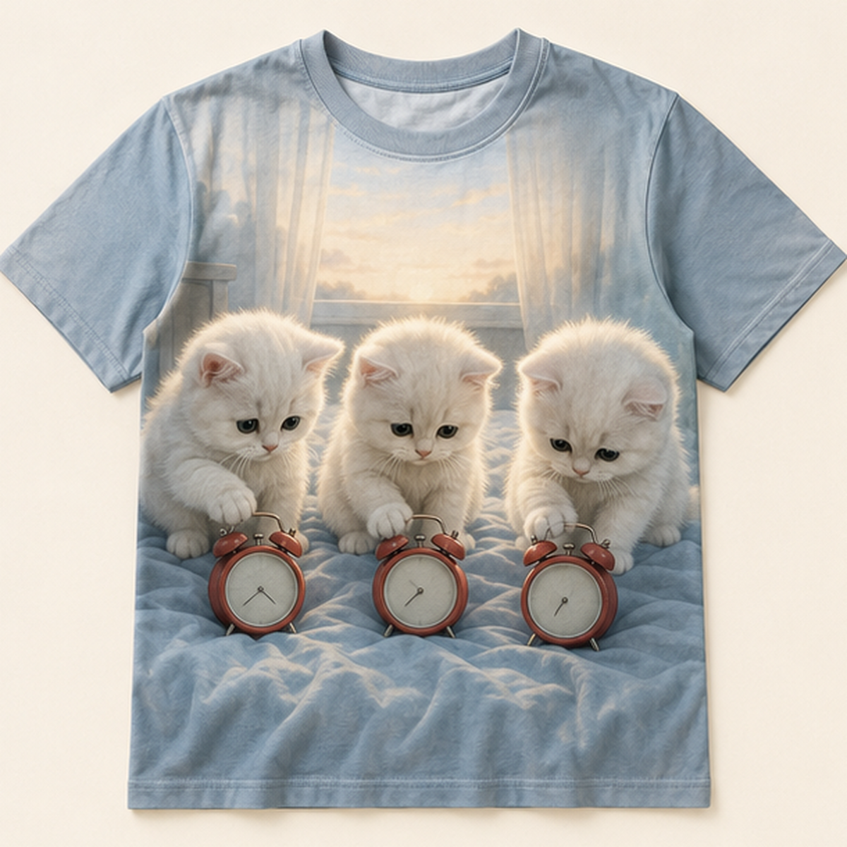 Three Alarm Shutdown — AOP T-Shirt — front view