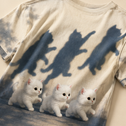 The Shadows Took the Lead — AOP T-Shirt — print detail
