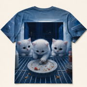 Inside the Midnight Fridge — AOP T-Shirt — true back or opposite-side view