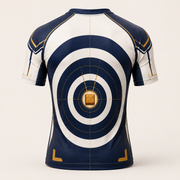 Treat Target Lock Short-Sleeve Compression Shirt — inferred back view — The Fluffy Fam