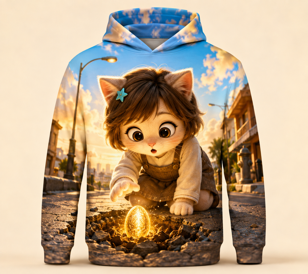 The Golden Seed Found Me — All-Over Print Hoodie — front product view